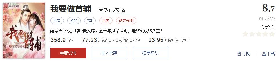 起点公认的十大神书作品,起点评分9.5分以上的小说
