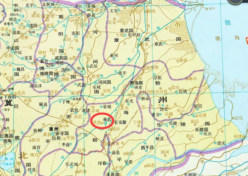 河北故城县景县,河北古代皇帝遗址