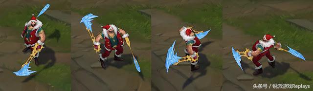 英雄联盟金克丝情人节皮肤视频,冰雪圣诞金克丝