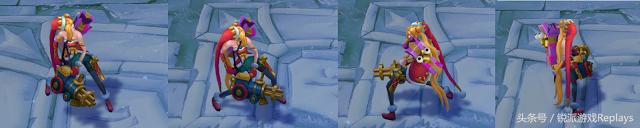 英雄联盟金克丝情人节皮肤视频,冰雪圣诞金克丝