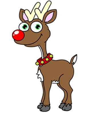 圣诞驯鹿画画简单又好看,驯鹿简笔画圣诞手工