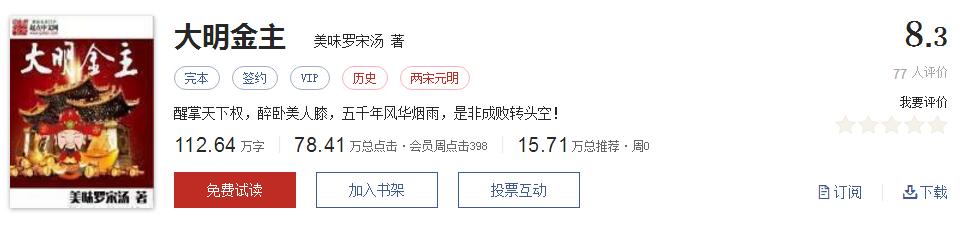 全精品系列网络小说推荐，起点8.3分高评价口碑神作，大神经典