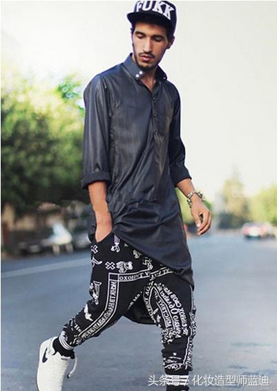 潮男百搭垂感休闲裤,夏季休闲哈伦裤男款潮男