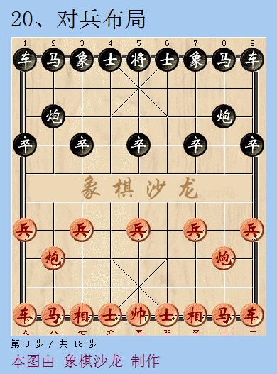 象棋布局精要51集全,4分钟学会的象棋布局