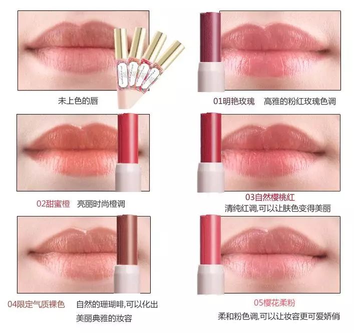 平价口红集合店,永不过时平价口红