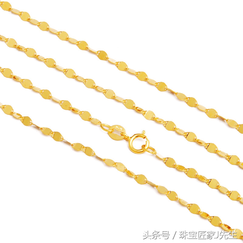 17款金项链图片,前十款项链