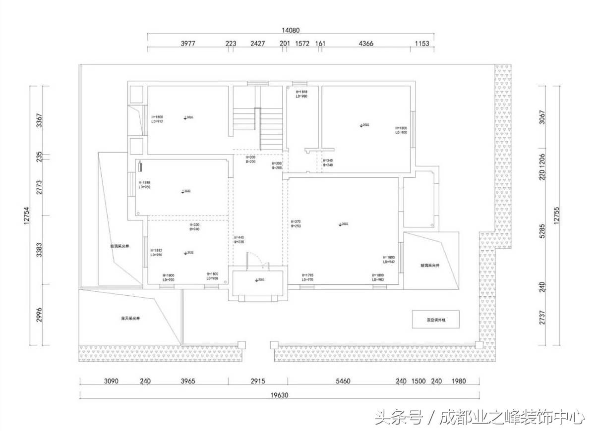 派克公馆复式,美式联排别墅地下室