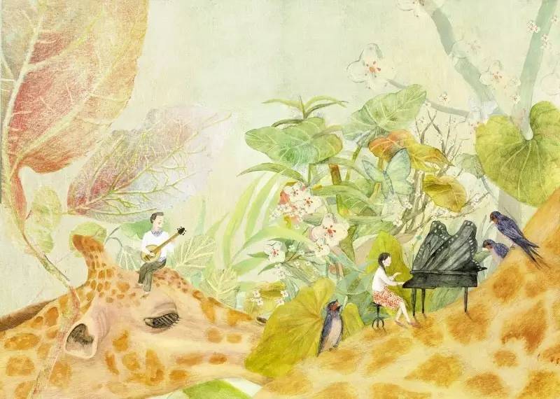 明明可以靠颜值却偏偏靠才华画画,明明能靠颜值非要靠画画