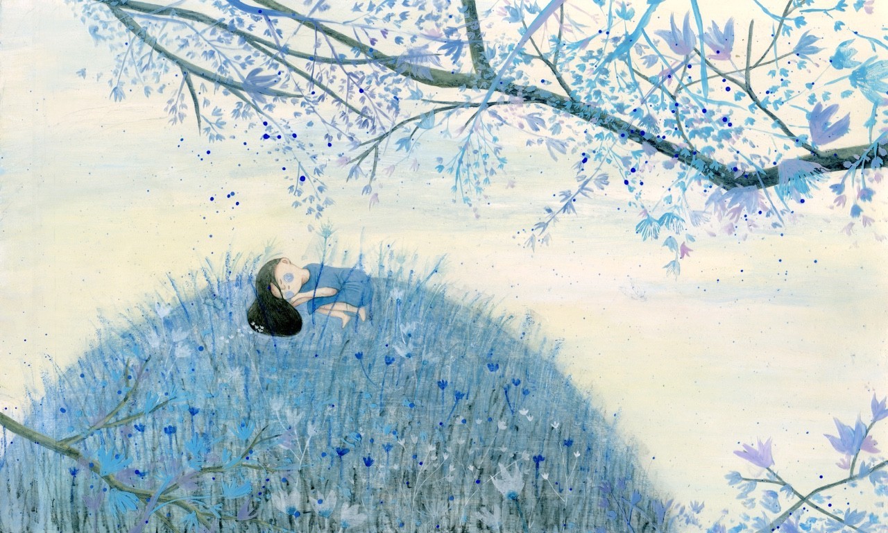 明明可以靠颜值却偏偏靠才华画画,明明能靠颜值非要靠画画