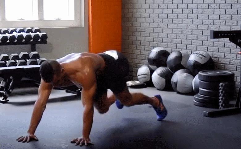 中长跑腰腹肌训练方法,快速练出腹肌俯身登山跑