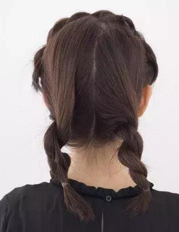 花环头饰简单编发教程长发,可人优雅花环编发教程图解