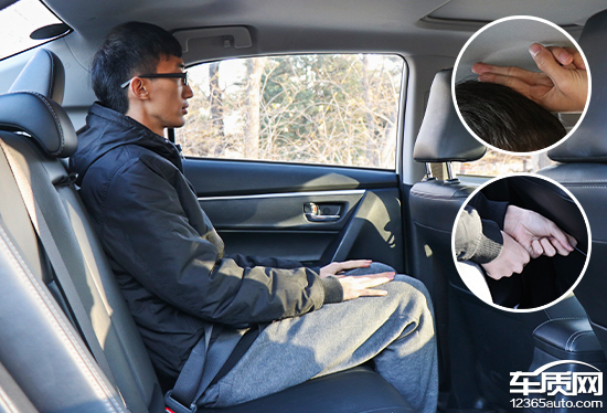 卡罗拉双擎旗舰版空间坐人实测,沉浸式体验卡罗拉双擎2017款