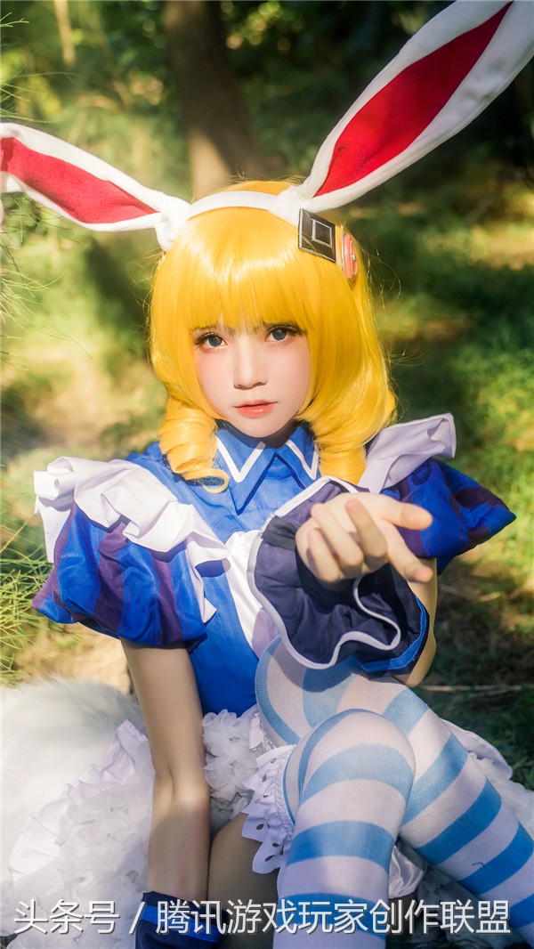 妲己cosplay爱丽丝,cosplay妲己爱丽丝梦游仙境
