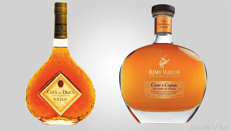 白兰地干邑和雅文邑,白兰地和干邑的口味差异