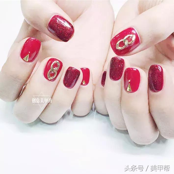 好看的美甲图片2021网红爆款美甲,2017年8种爆款美甲你做过几种