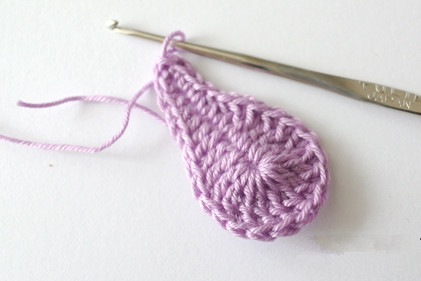 蝴蝶耳环项链的钩编教程,蝴蝶帽子的钩编方法第一部分