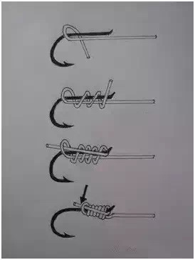 钓鱼主线绑钩方法图解,翻板钩的最佳绑法图解