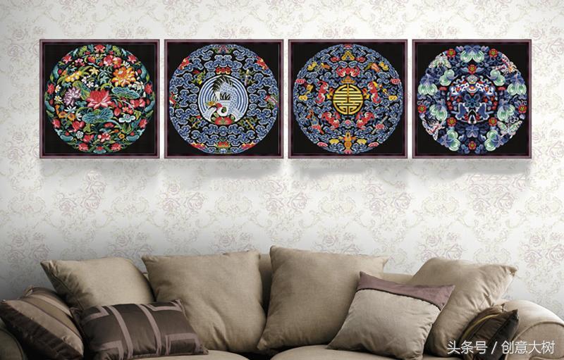 墙壁挂画纯手工画,墙挂画制作教程简单又好看