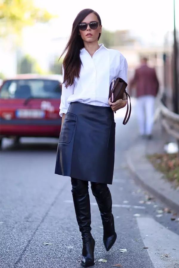 想做个时髦精你选对t恤了吗,秋冬怎么穿裙子好看又不冷