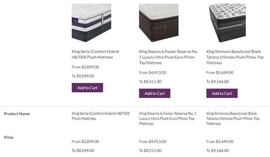 进口天然乳胶席梦思床垫价格,进口单人席梦思床垫九成新便宜卖