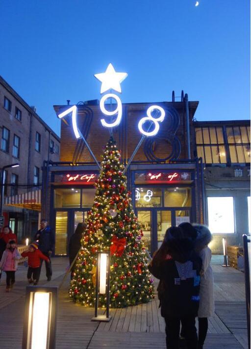 圣诞节热恋生活日记,开着轩逸陪女朋友搜集北京的圣诞树