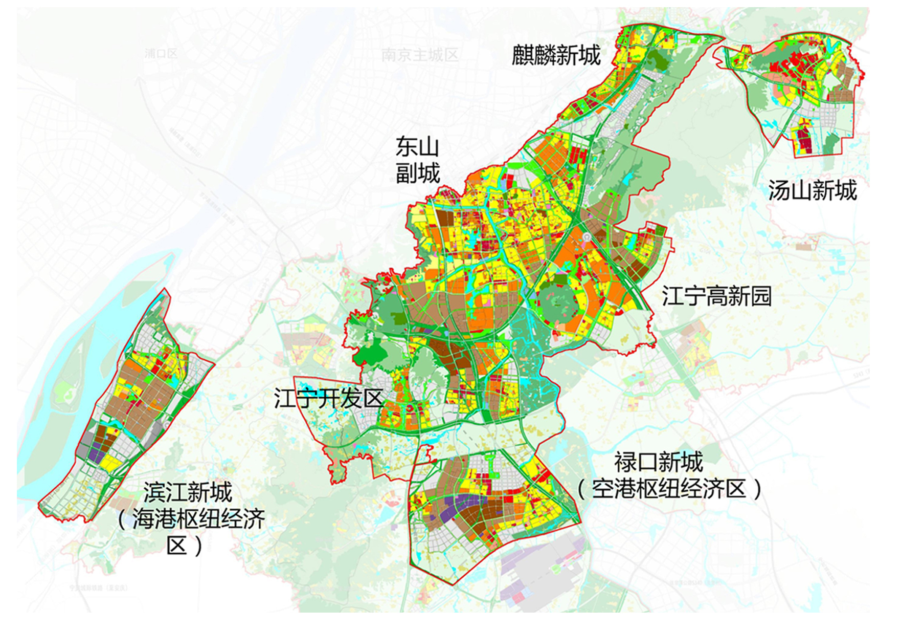 南京江宁区未来5年规划图,南京江宁区2024发展规划