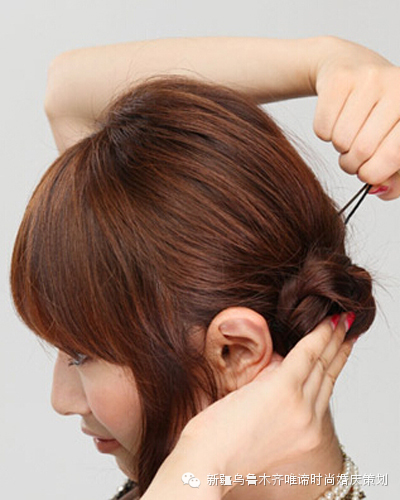 简单气质伴娘发型高丸子头,伴娘发型简单漂亮大气方脸齐刘海