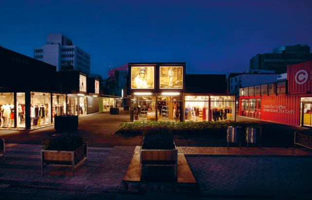 基督城最大的商业中心,基督城集装箱