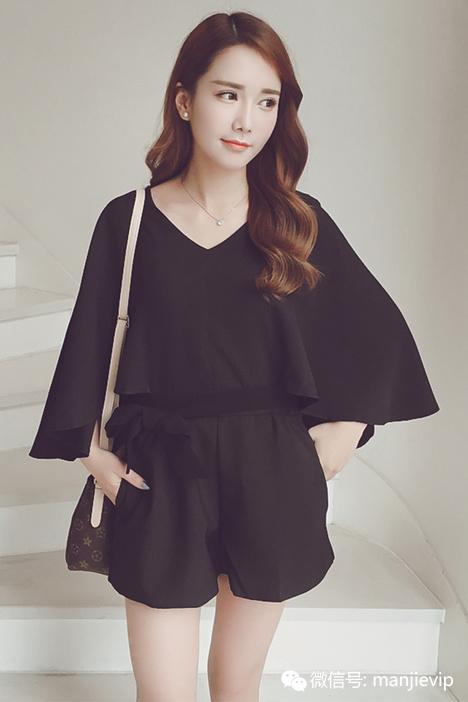 冬季加绒加厚宽松休闲连体裤女士,连体裤女夏牛仔宽松短裤深蓝色