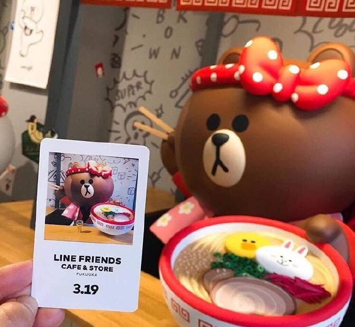 LineFriends主题店萌系拉面再来一碗！