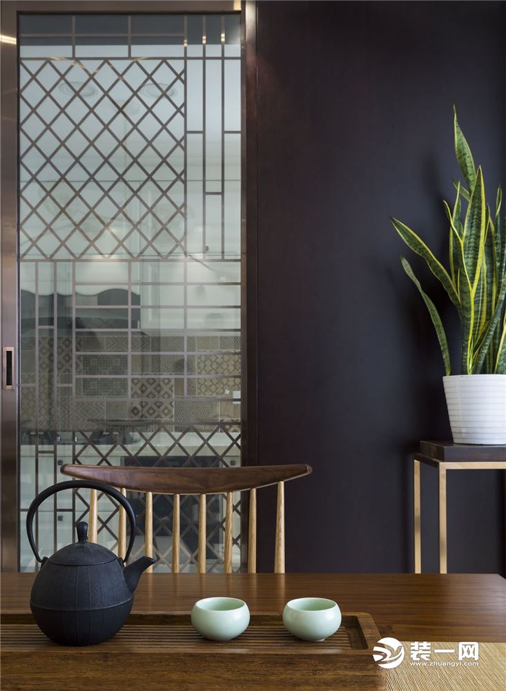 140平简约中式风格设计,新中式禅意风装修100平