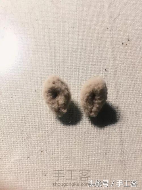 萌兔小手工制作,diy布艺趴趴兔