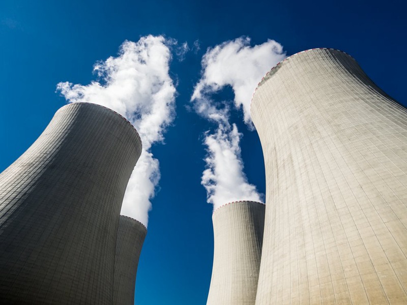 核电站冒烟的是什么,核电站烟囱塔