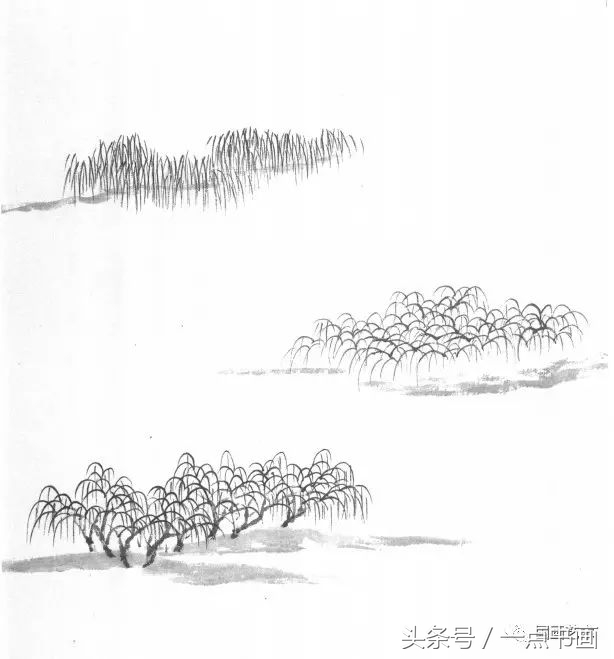 芥子园山水画技法10,芥子园国画山水画教学视频的画法