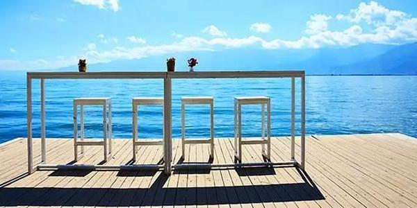 山清水秀泸沽湖,泸沽湖水天一色皆风景