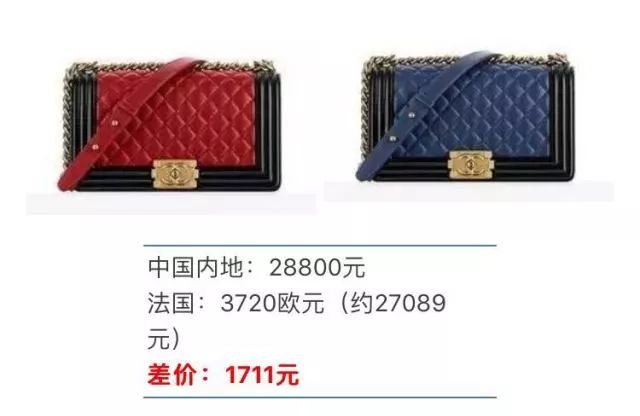 中外差价大比拼｜这些国家买包包才最便宜，最多能差出5万！