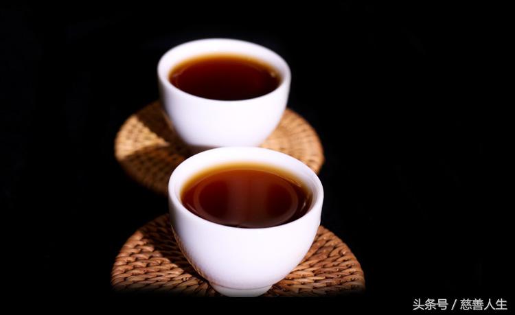 润福道易武古茶七子饼普洱茶熟茶,弯弓古茶砖熟茶易武味