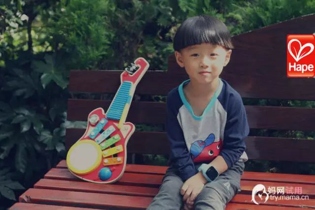 试玩|Hape*合六**一酷炫吉他,给宝宝多彩的音乐启蒙