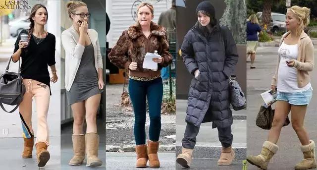 周冬雨雪地靴怎么搭配裤子,谁说雪地靴不好搭配