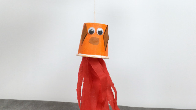 幼儿园简单的动物灯笼手工视频,制作狗狗灯笼儿童手工