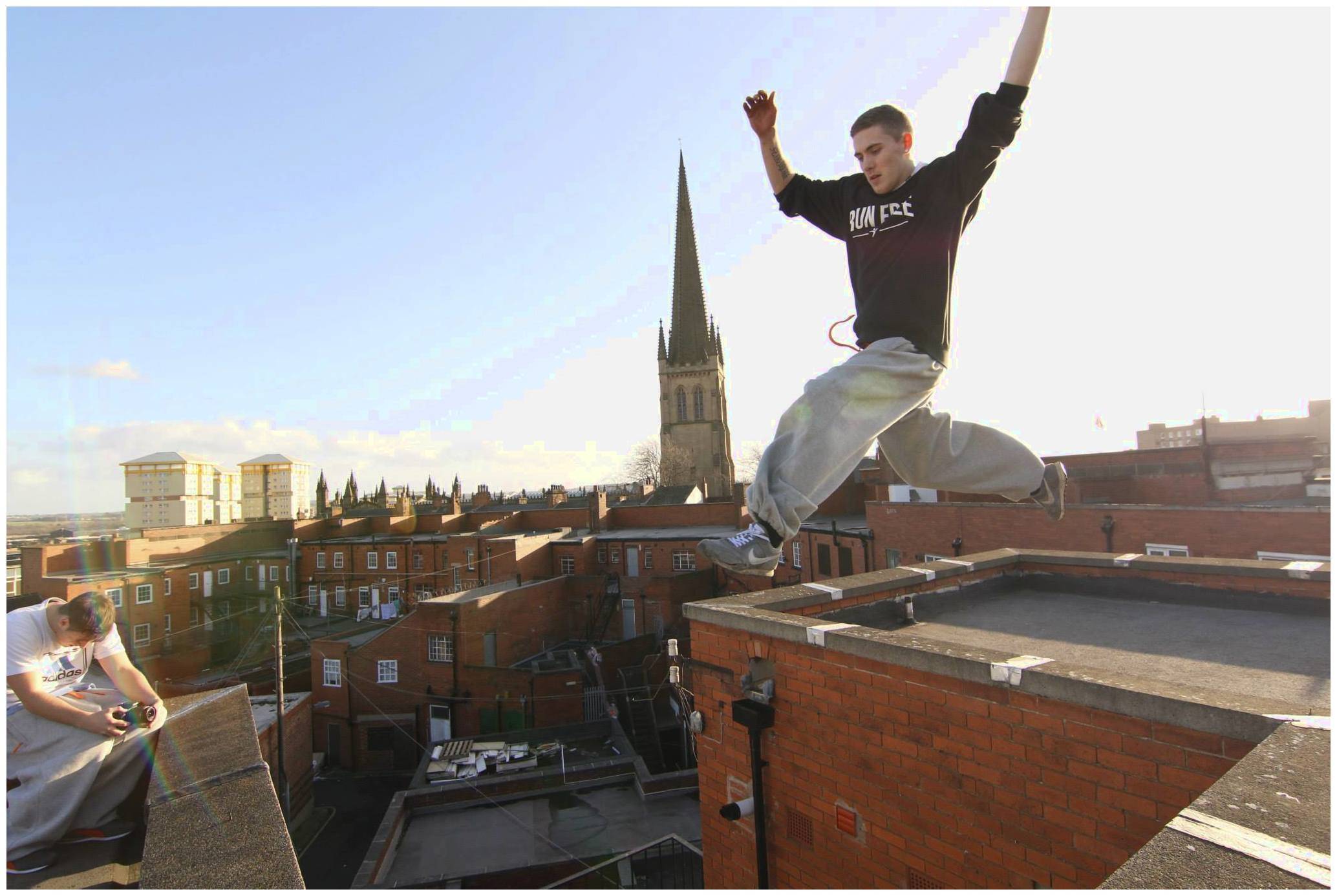 各种街头跑酷,街头跑酷惊呆路人搞笑