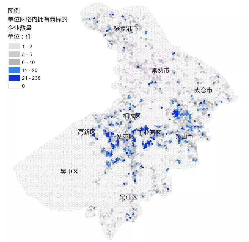 空间网格视角下的苏州市企业知识产权集聚研究｜信用观察