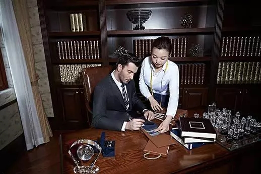 纯羊毛男士西服三件套装,中老年男士osd西服套装