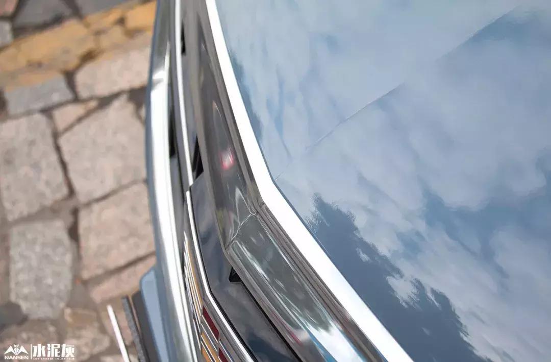 凯迪拉克xts车身改色贴膜水泥灰,凯迪拉克xts梦幻火山灰改色