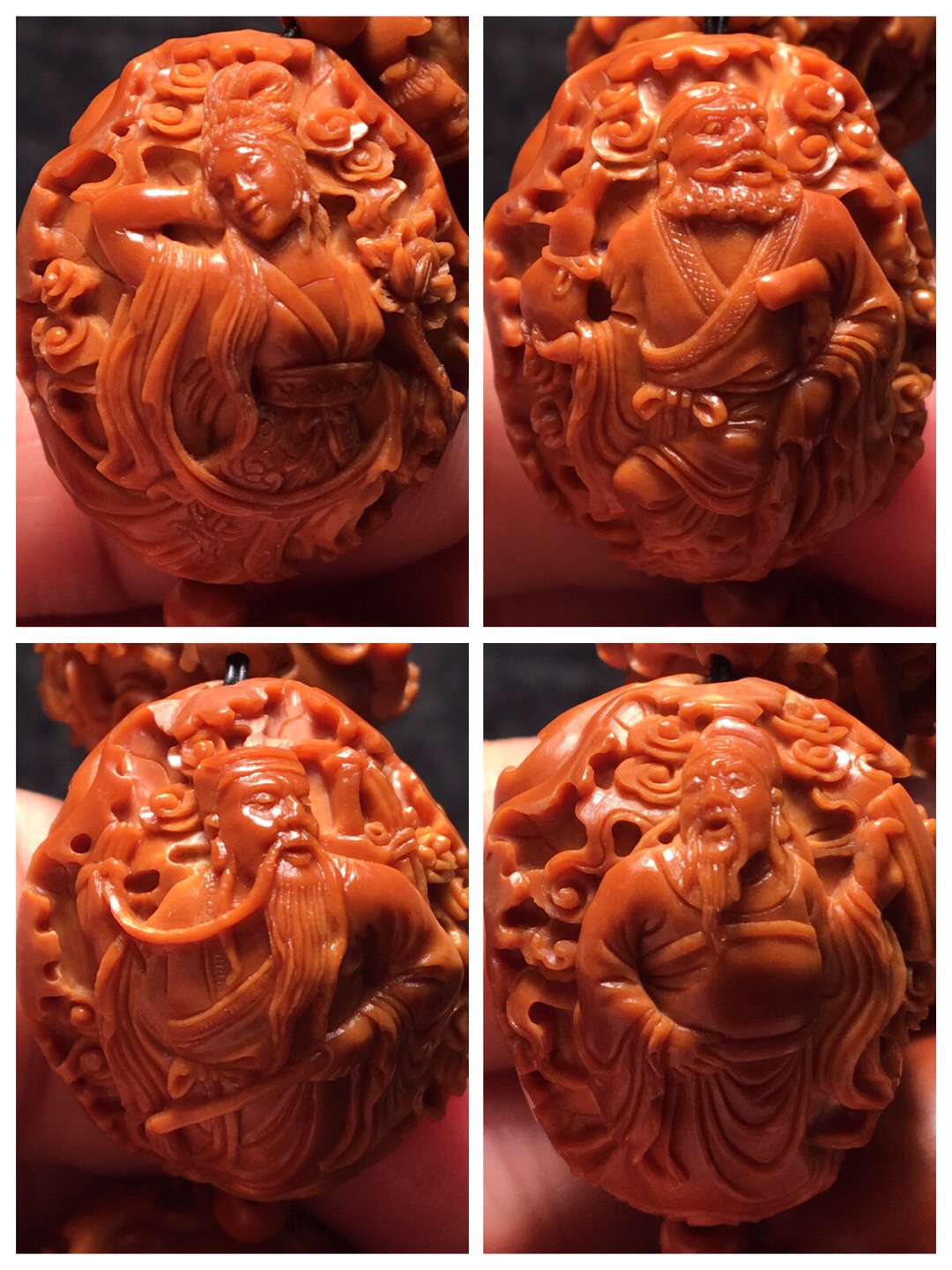 橄榄核雕的作品图片大全,橄榄核雕沈峰作品