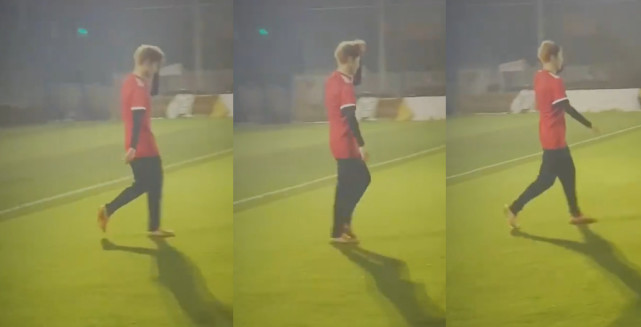 鹿晗看球赛反应,网友评论鹿晗打球