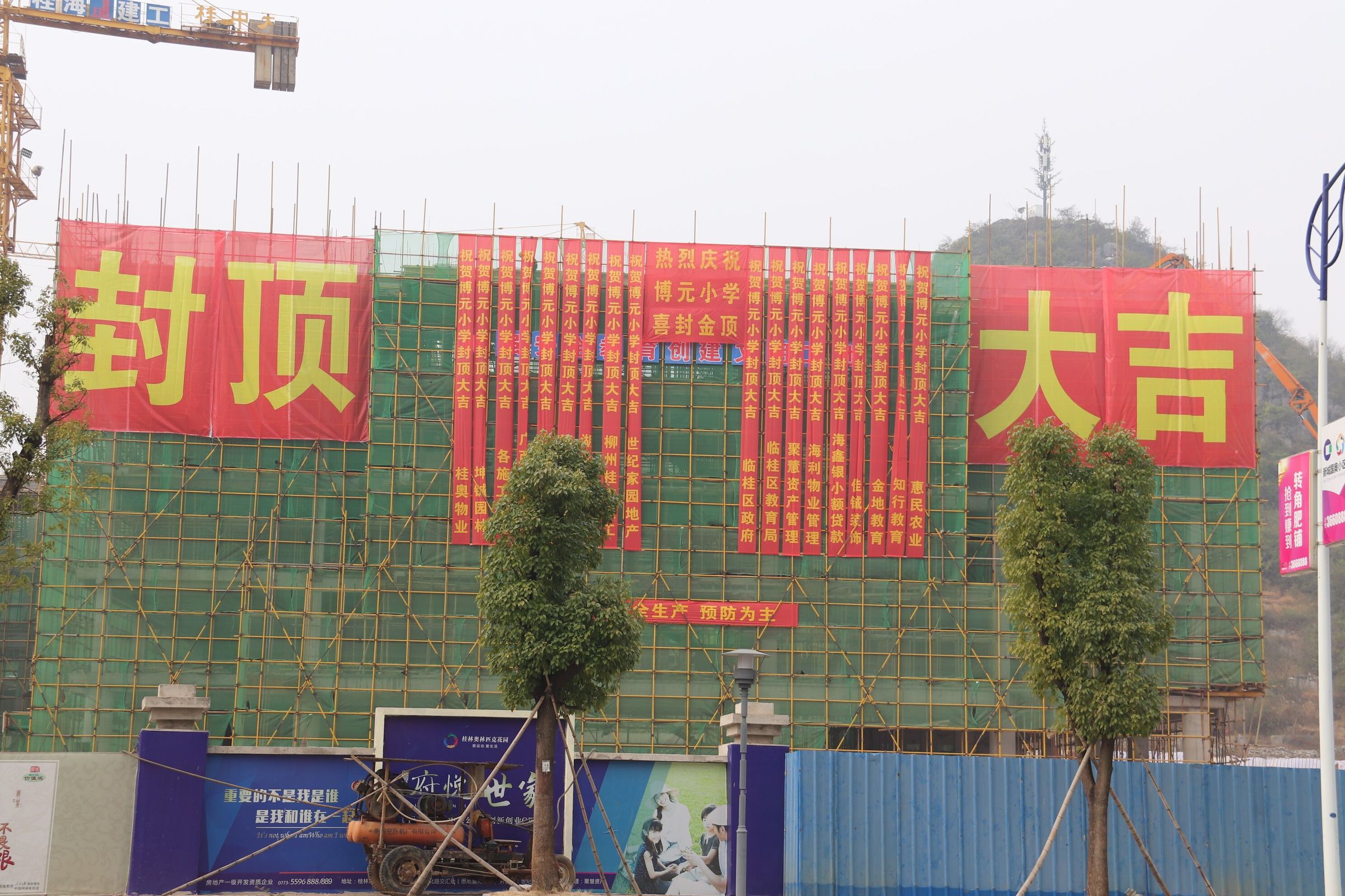 霸气!博元小学盛大封顶,臻稀学校旺铺震撼面世!