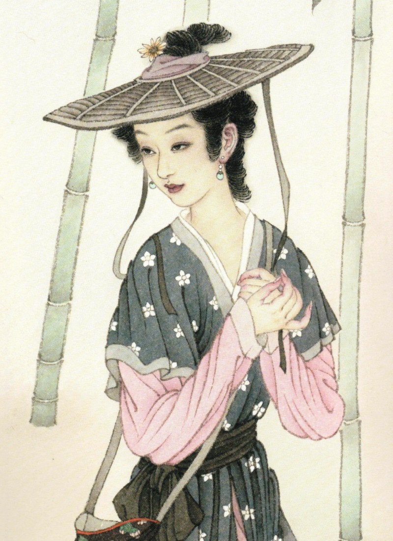 国画名家杨淑涛工笔仕女画欣赏,赵国经工笔仕女画作品欣赏