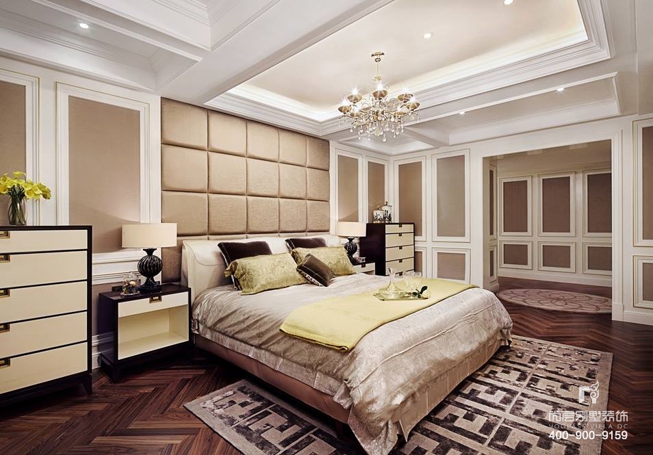 张家港现代简约轻奢风装修案例,轻奢现代风格装修金色阳光花园