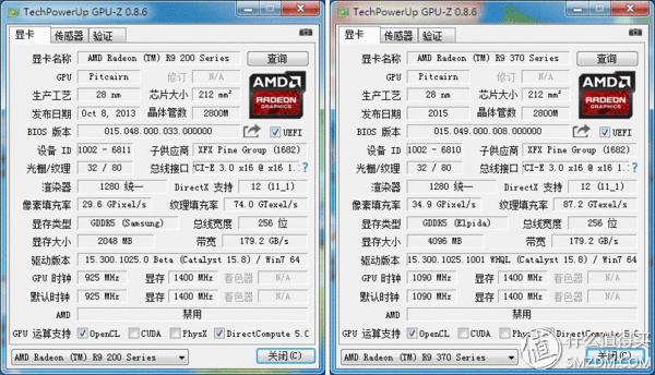 讯景rx5804g黑狼显卡,讯景r9370x4g显卡尺寸